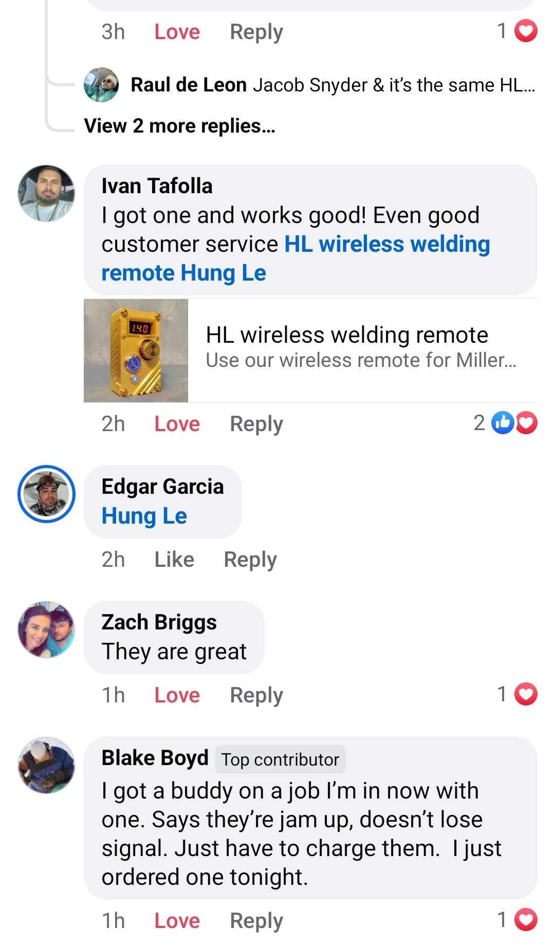 Customer Feedback