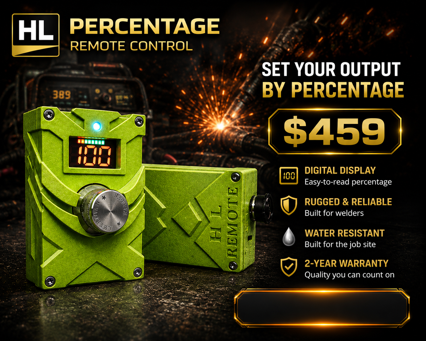 HL Wireless Remote — $459 Version — wireless welding remote